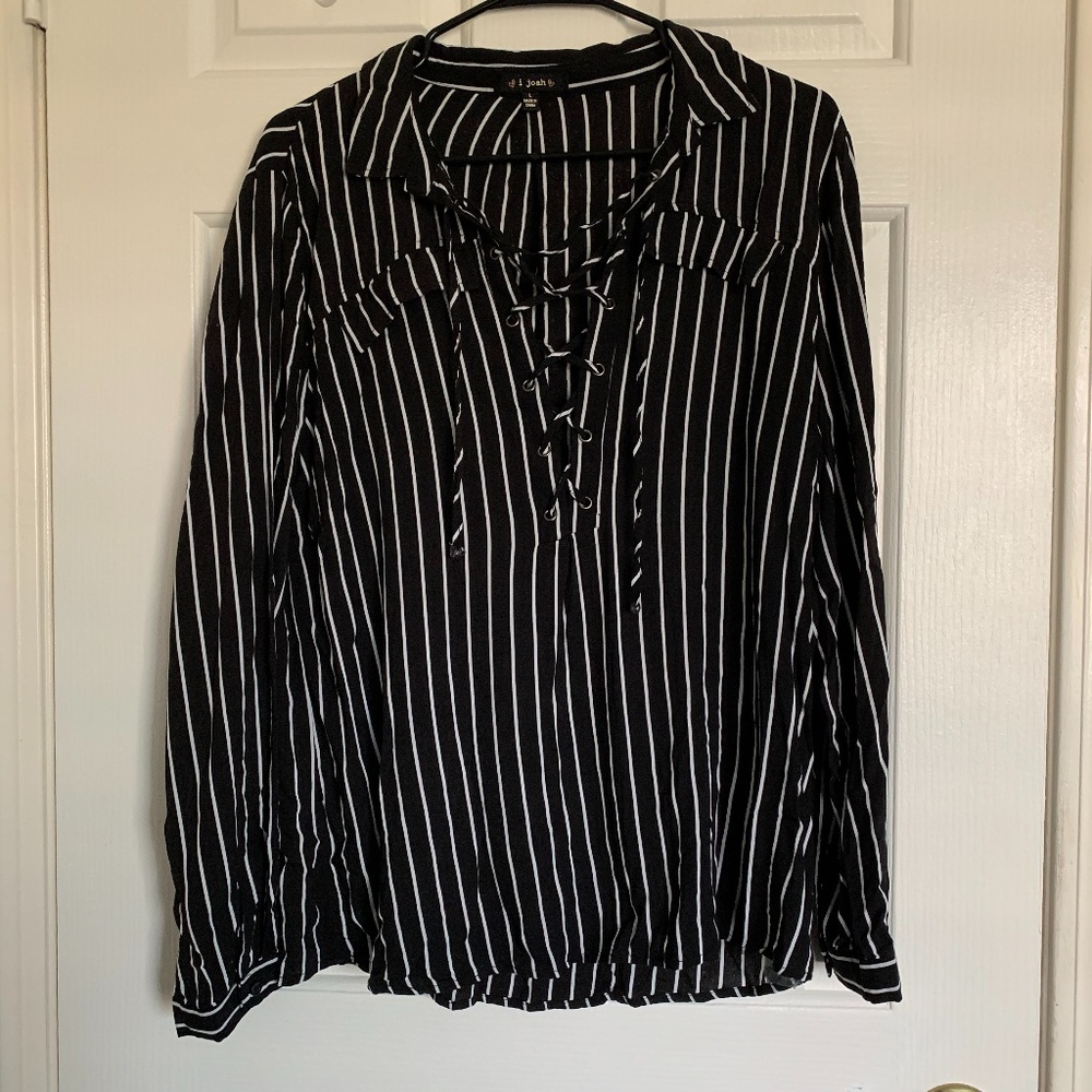 Striped Loose Blouse